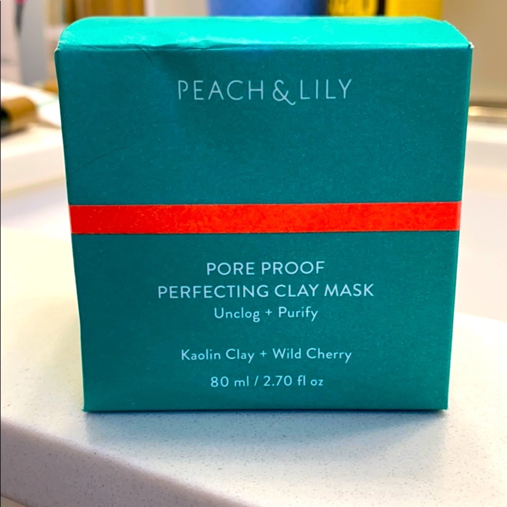 NIB Peach & Lily Pore Proof Perfecting Clay Mask